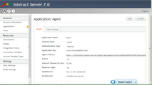 Sample Application Details Page