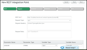 Adding REST IP: Request Tab