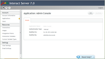 Admin Console Settings