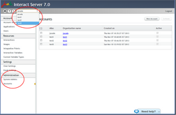 System Administrator View