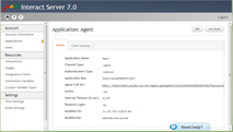 Sample Application Details Page