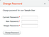 Change Password: Standard User