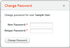 Change Password Dialog