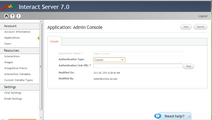 Editing Admin Console Settings