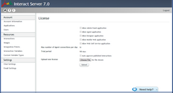 License Page
