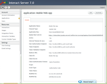 Mobile Self Service Settings