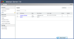 Users Page