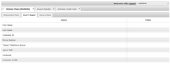 User's Input Sub-tab