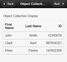Object Collection Display