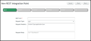 New REST Integration Point Page