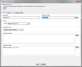 Question Definition Dialog