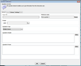 Question Definition Dialog