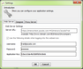 Settings Dialog