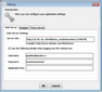 Web Server Tab