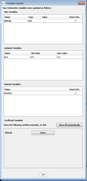 Variables Update Popup