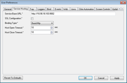 ServiceHosting